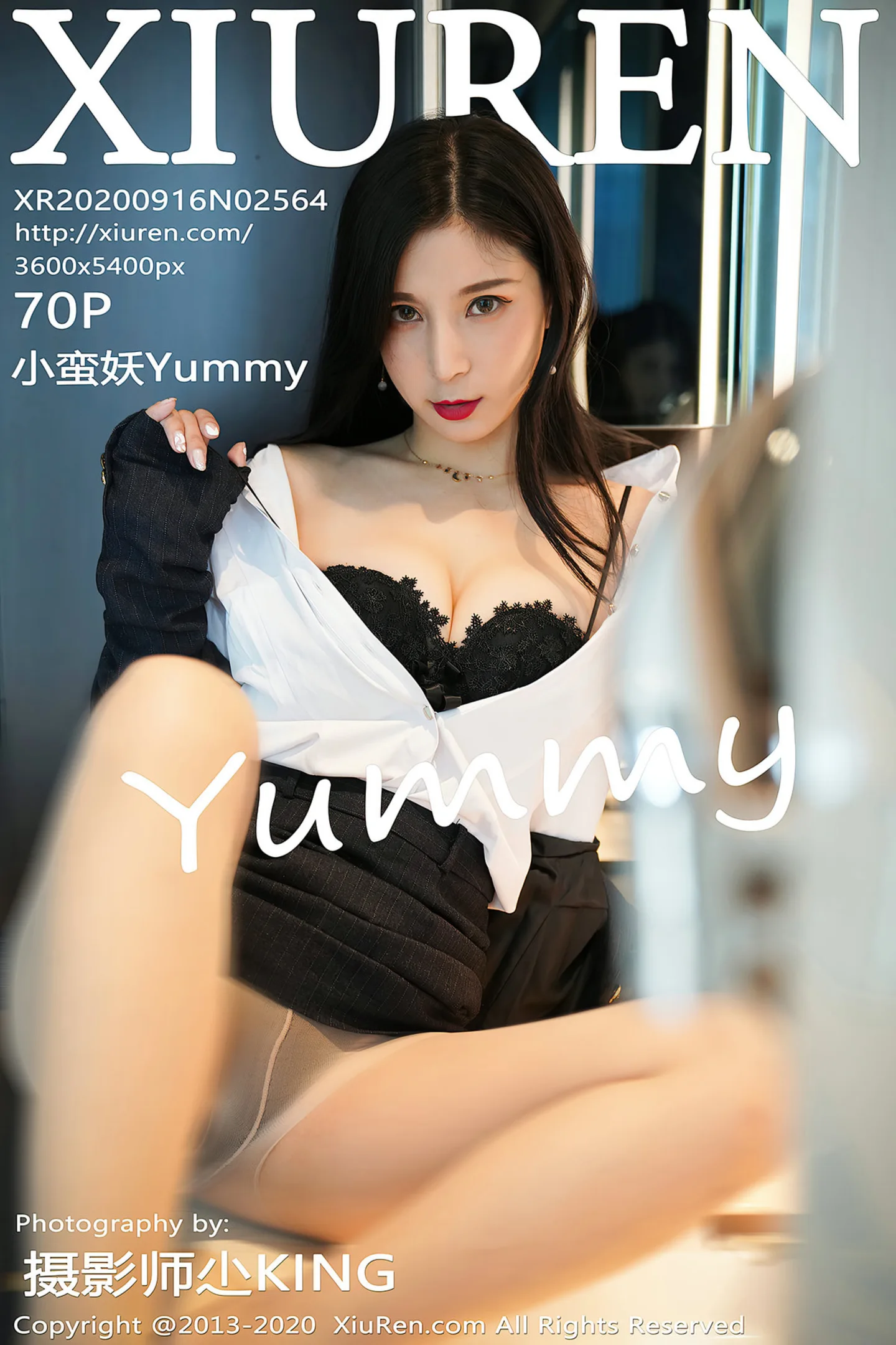 [XiuRen秀人网]No.2564_嫩模小蛮妖Yummy职场白衬衫黑短裙半脱露超薄肉丝裤袜诱惑写真70P-秀人网 - XiuRen.Xyz